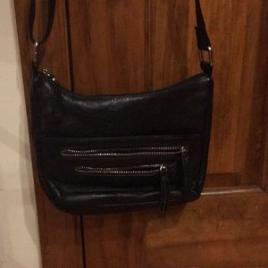 Great American Leather works black Crossbody Bag